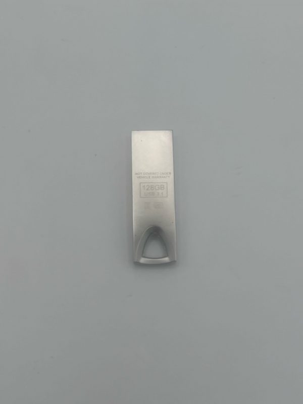 Tesla USB Glossy Black With A USB To USB-C Adapter 128gb - Image 2