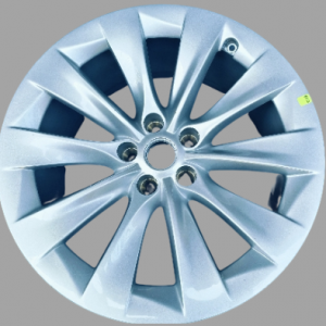 Tesla Model X 20″ Silver Rim OEM 1027225-00-B REAR