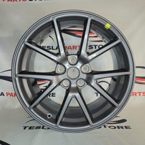 Tesla Model 3 18" Grey Rim OEM 1044261-00-A