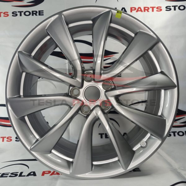 Tesla Model 3 19" Silver Rim OEM 1044224-00-B