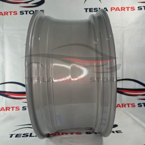 Tesla Model 3 19" Silver Rim OEM 1044224-00-B - Image 3