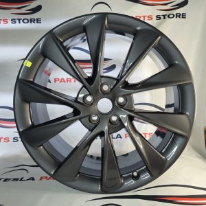 Tesla Model S 21″ Grey Rim OEM 1066520-01-C REAR