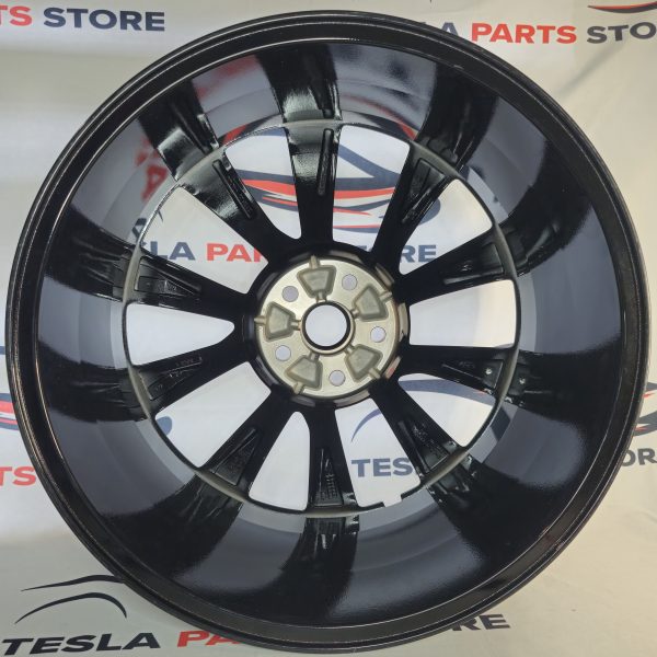 Tesla Model S 21″ Grey Rim OEM 1066520-01-C REAR - Image 4