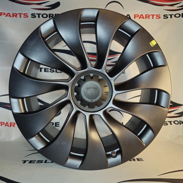 Tesla Model Y 21" Matte Grey Rim OEM 1188226-00-B FRONT