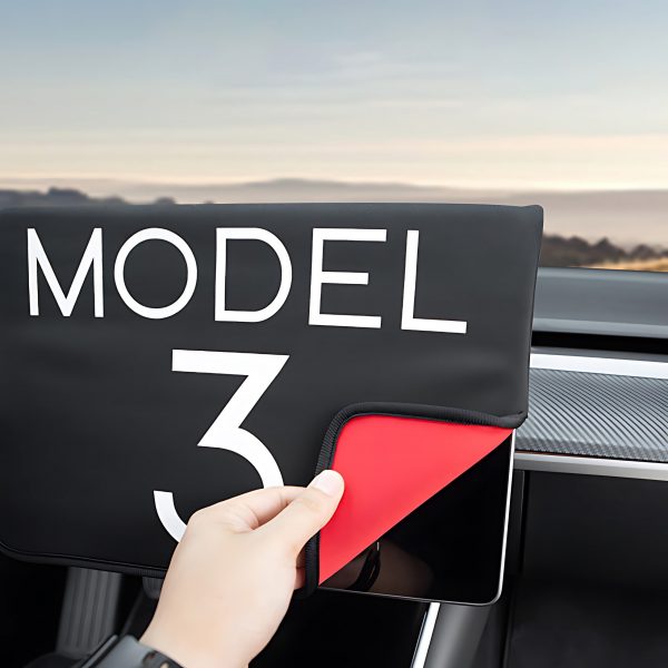 Tesla Model 3 Screen Blackout Cover/Dust Cover - Image 2