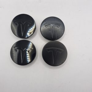 Wheel Hub Cap Set Of Four Black On Black
