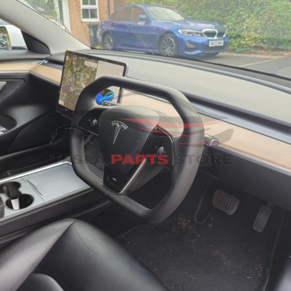 steering wheel yoke cybertruck design, Cyber Wheel With heating Tesla 3/Y