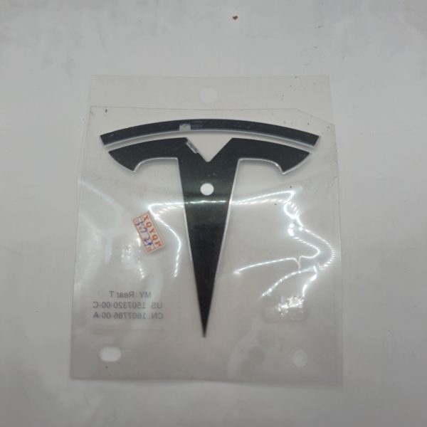 This is the OEM tesla Badge for the model 3 Trunk 1494950-00-A - Image 2