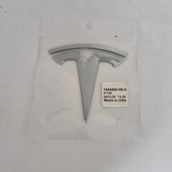 Emblem Tesla model 3 OEM Badge Rear Boot Chrome Tesla Factory OEM 1494950-00-A
