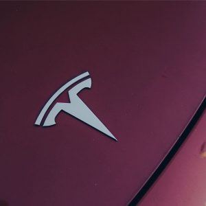 TESLA 3/Y Emblem  Badge Front logo  Frunk Chrome  Factory OEM 1494949-00-A