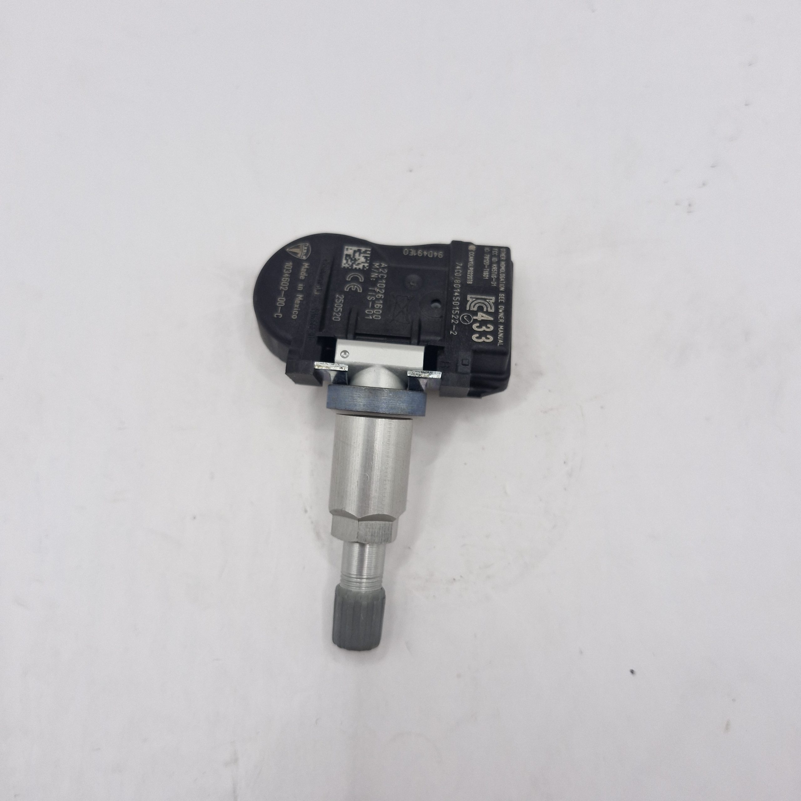 TPMS SILVER Sensor For Tesla Model X/S/3 OEM Tesla Part 1010938-00-C