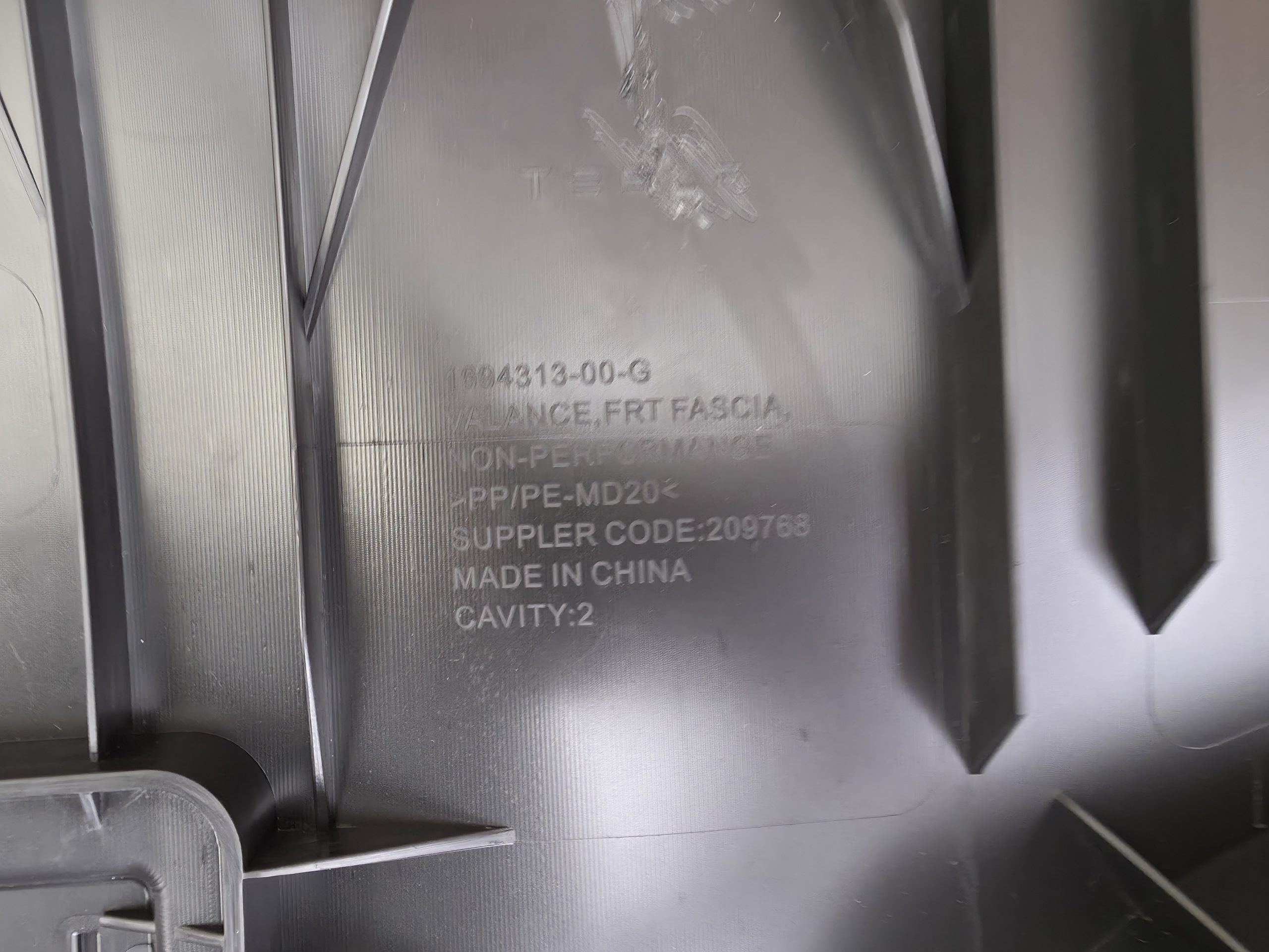 Front Aero Undertray Skid plate OEM Highlander 23+ Tesla Model 3 1694313-00-L - Image 2