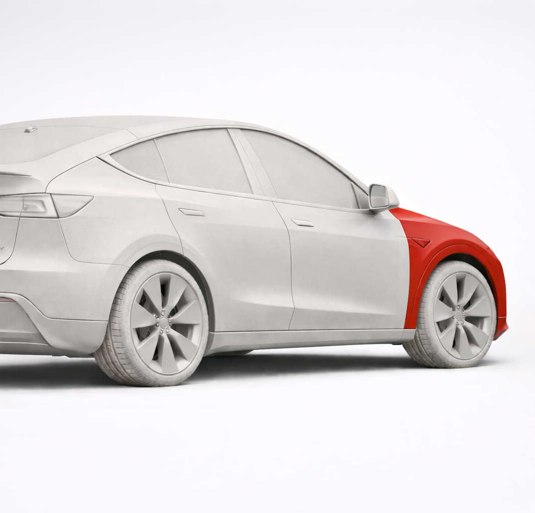 Tesla Model Y 25+ Front Right Hand Side Wing Fender OEM Unpainted 1934345-ED-A