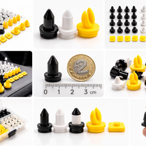 70pc Interior Door Clips Pushpins Plastic Screws Black White And Yellow