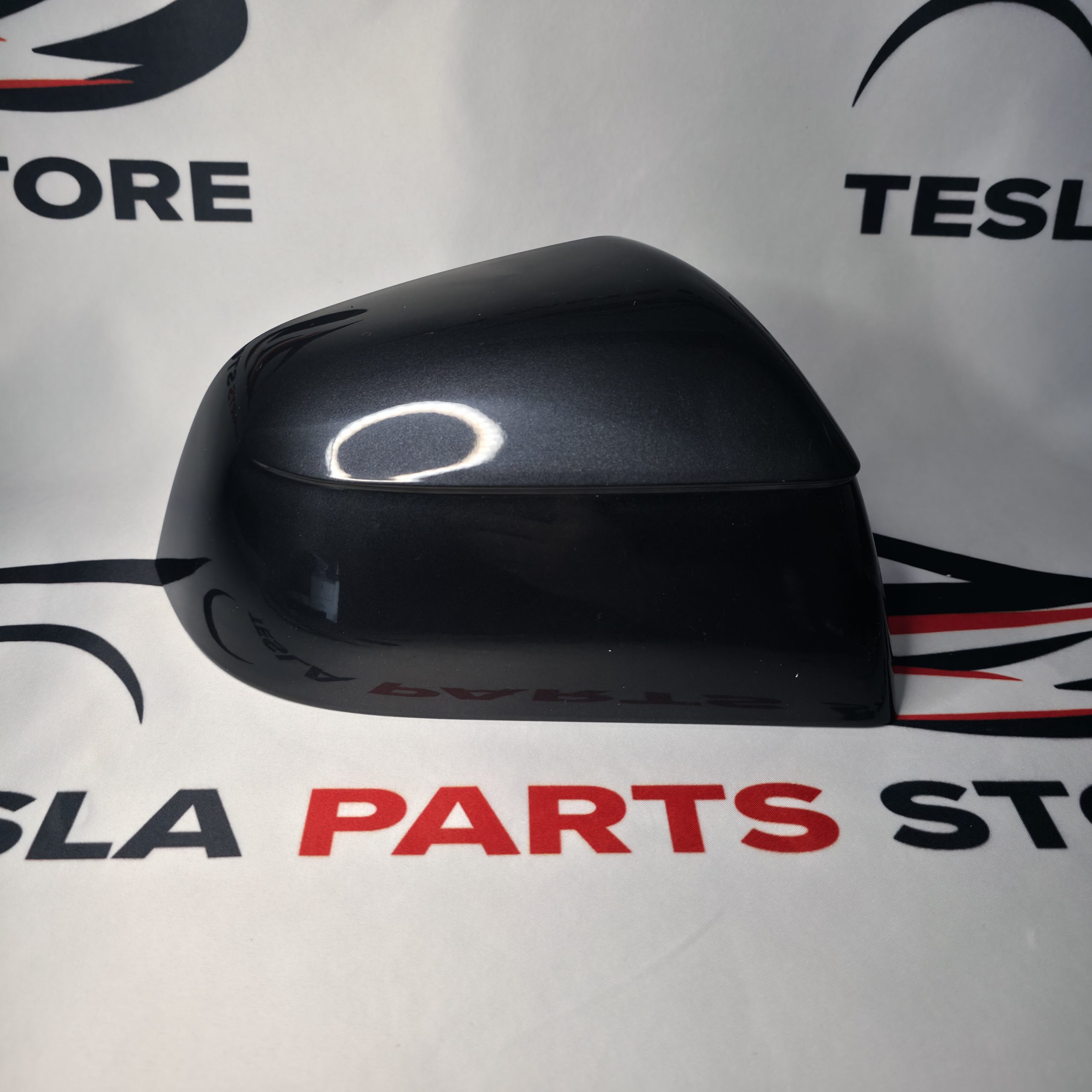 Tesla Model Y Juniper 2025+ Mirror Skull Caps Stealth Gray Right 1963539-D9-B