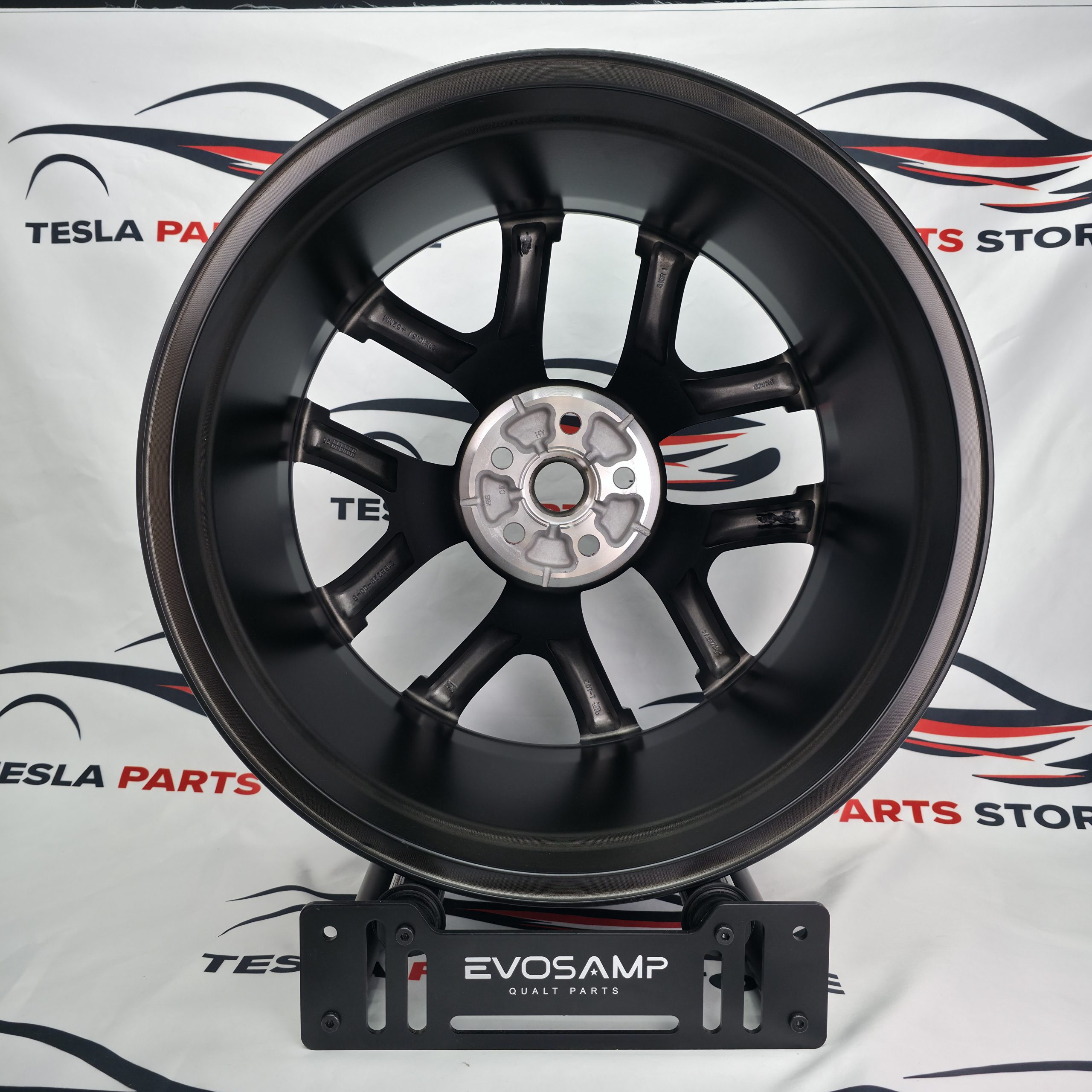 Tesla Model Y 21″ Matte Grey Performance OEM 2188229-00-B REAR - Image 2