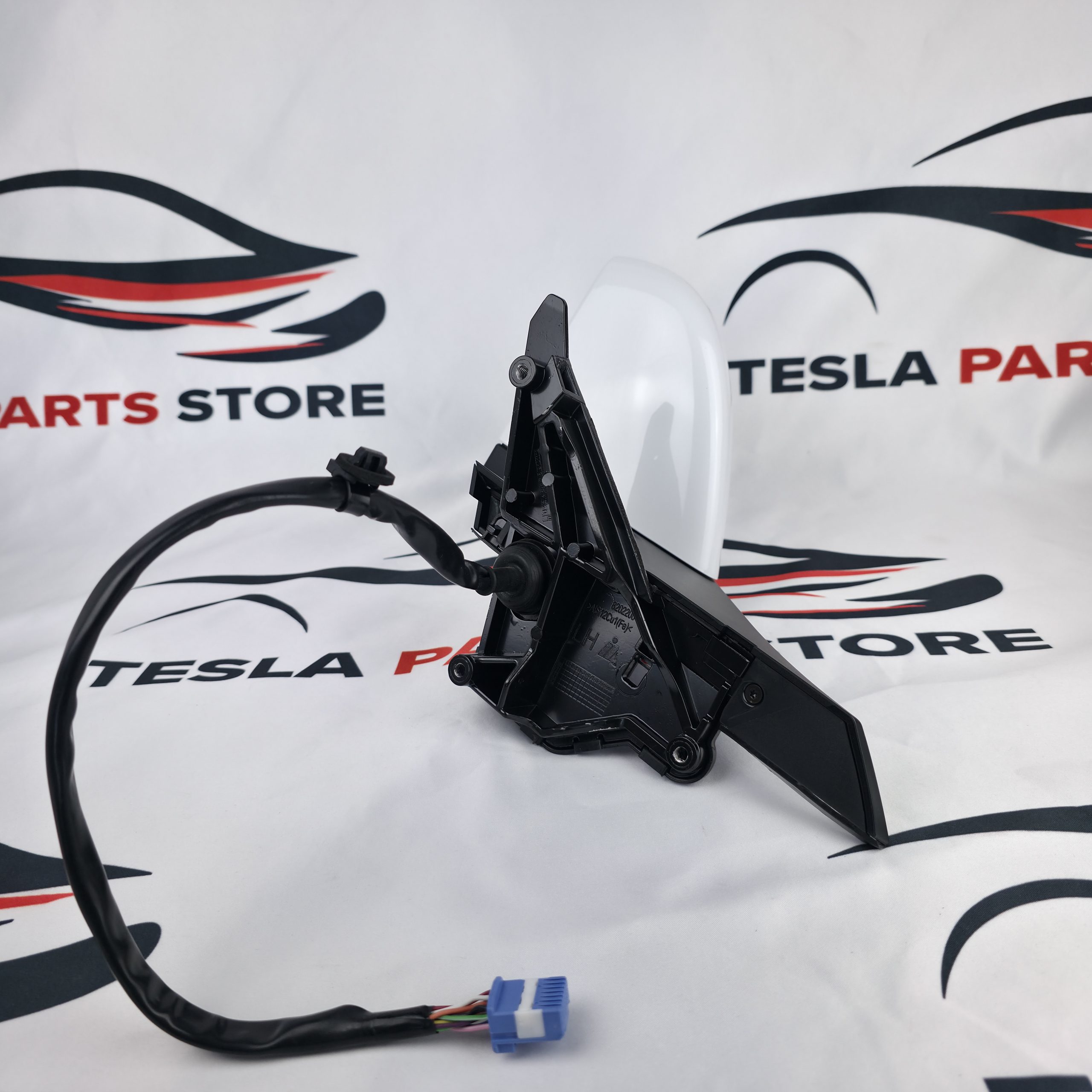 Tesla Model 3 Wing Mirror Assembly Premium LHS Pearl White 1592033-00-C EVOSAMP - Image 2