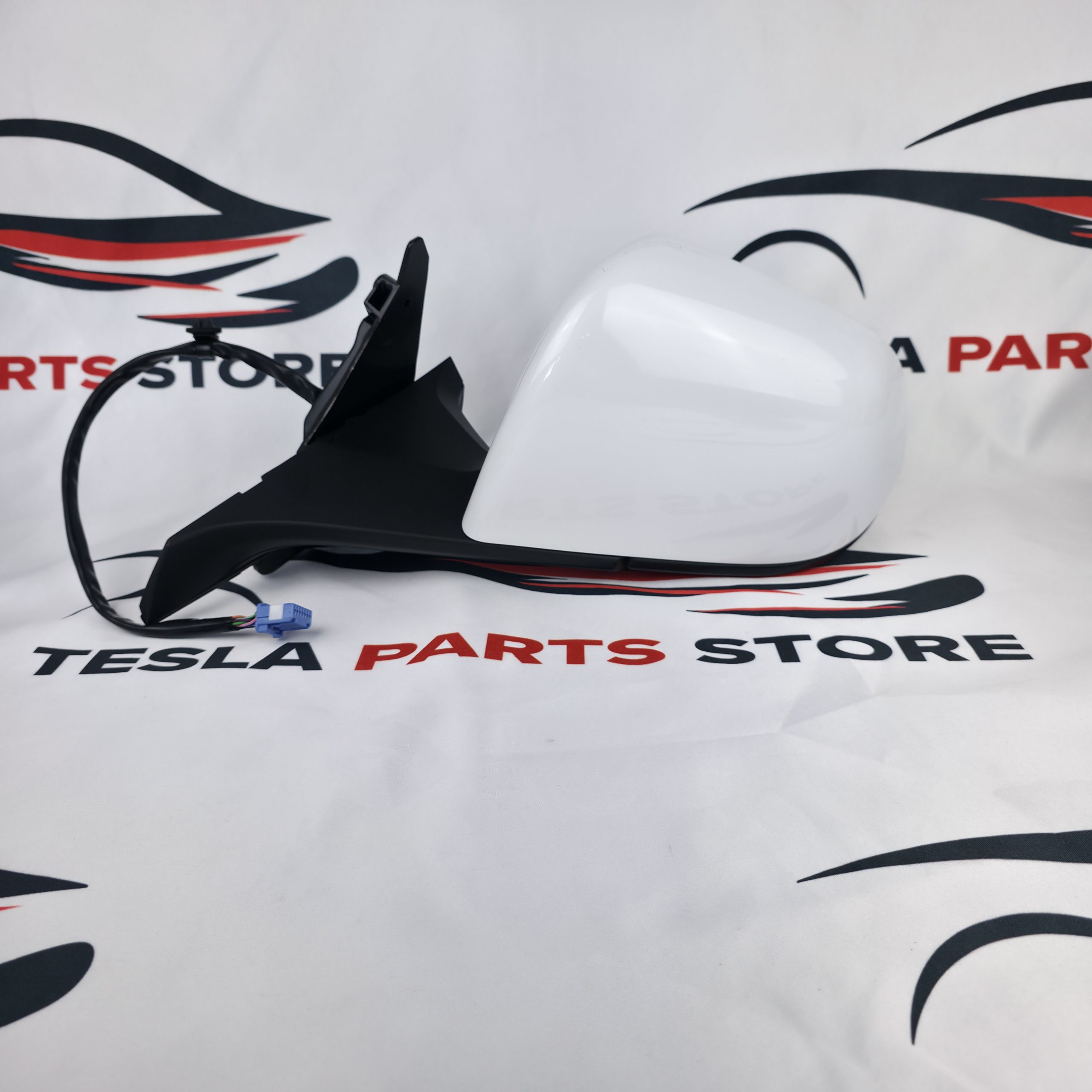 Tesla Model 3 Wing Mirror Assembly Premium LHS Pearl White 1592033-00-C EVOSAMP - Image 3