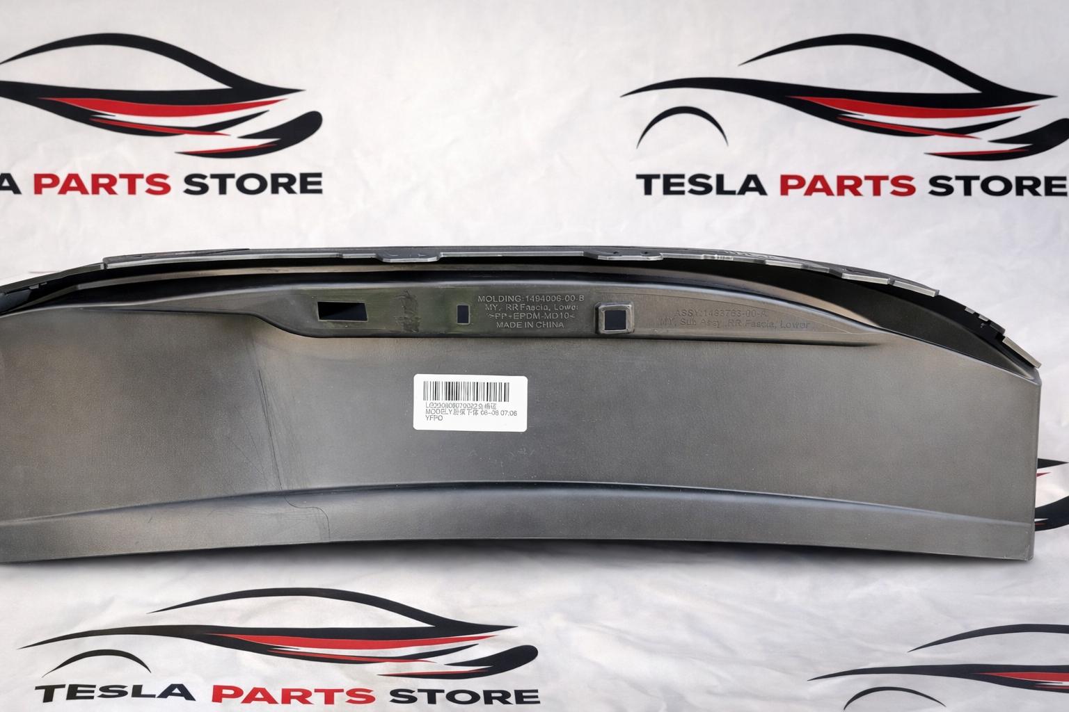 Rear Lower Facia OEM Tesla Model Y 2020-2025 With Tail Hitch Cover 1494006-00-B - Image 3