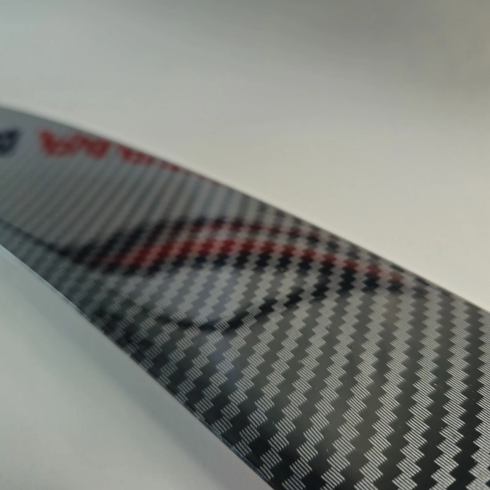 PREMIUM Tesla Model 3 Performance Wing Glossy Carbon Fibre Pattern spoiler - Image 2