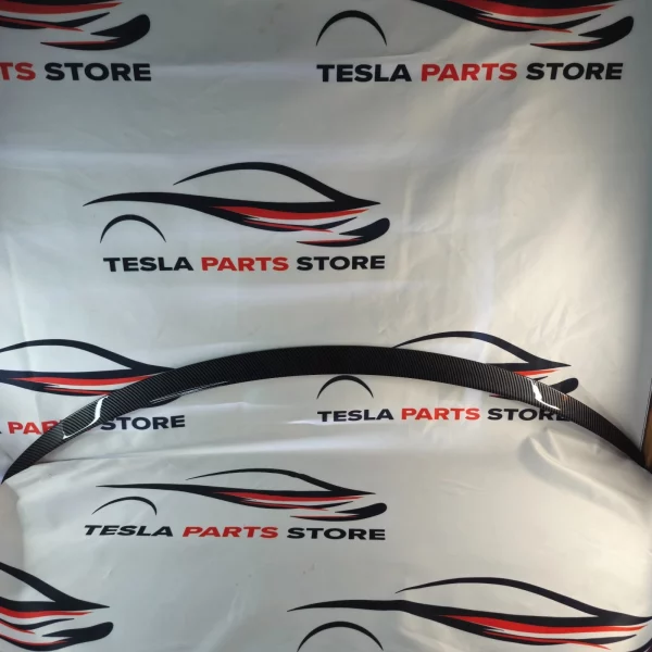 3691963 Tesla Pattern PREMIUM Tesla Model 3 Performance Wing Glossy Carbon Fibre Pattern ...