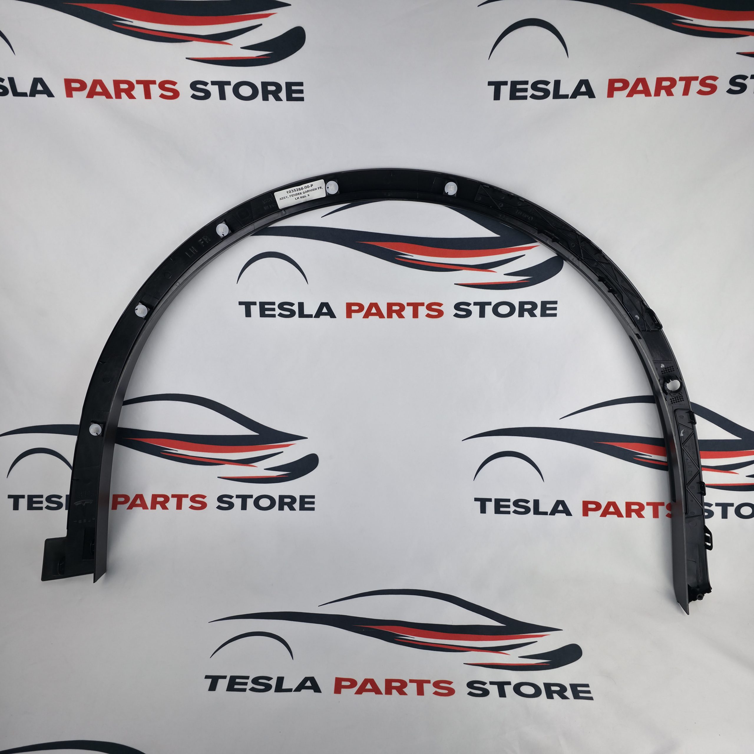 Front Left Hand Side Fender Arch Trim Tesla Model X OEM 1035288-00-L 1035288-00-M - Image 2