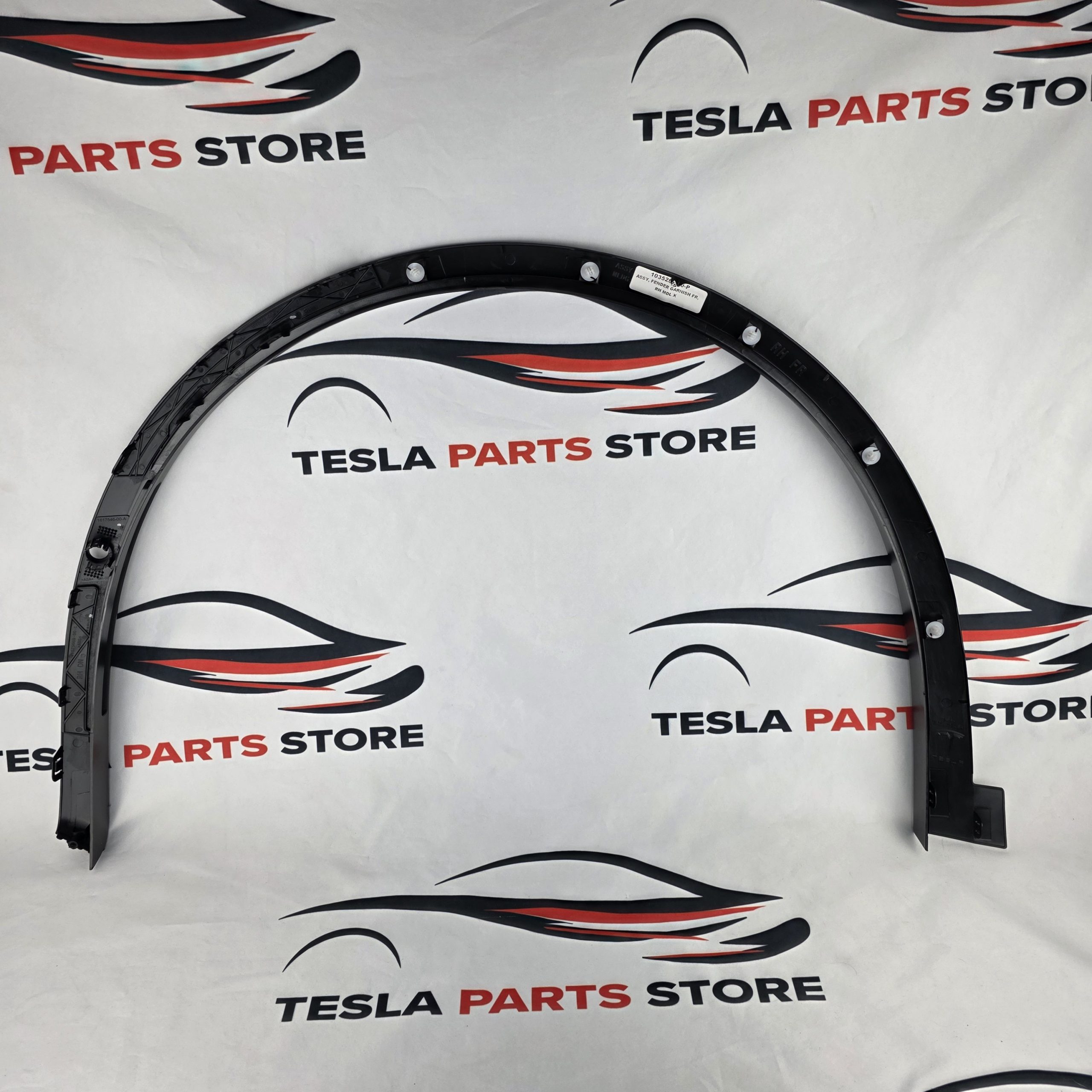Front Right Hand Side Fender Arch Trim Tesla Model X OEM 1035289-00-L - Image 2