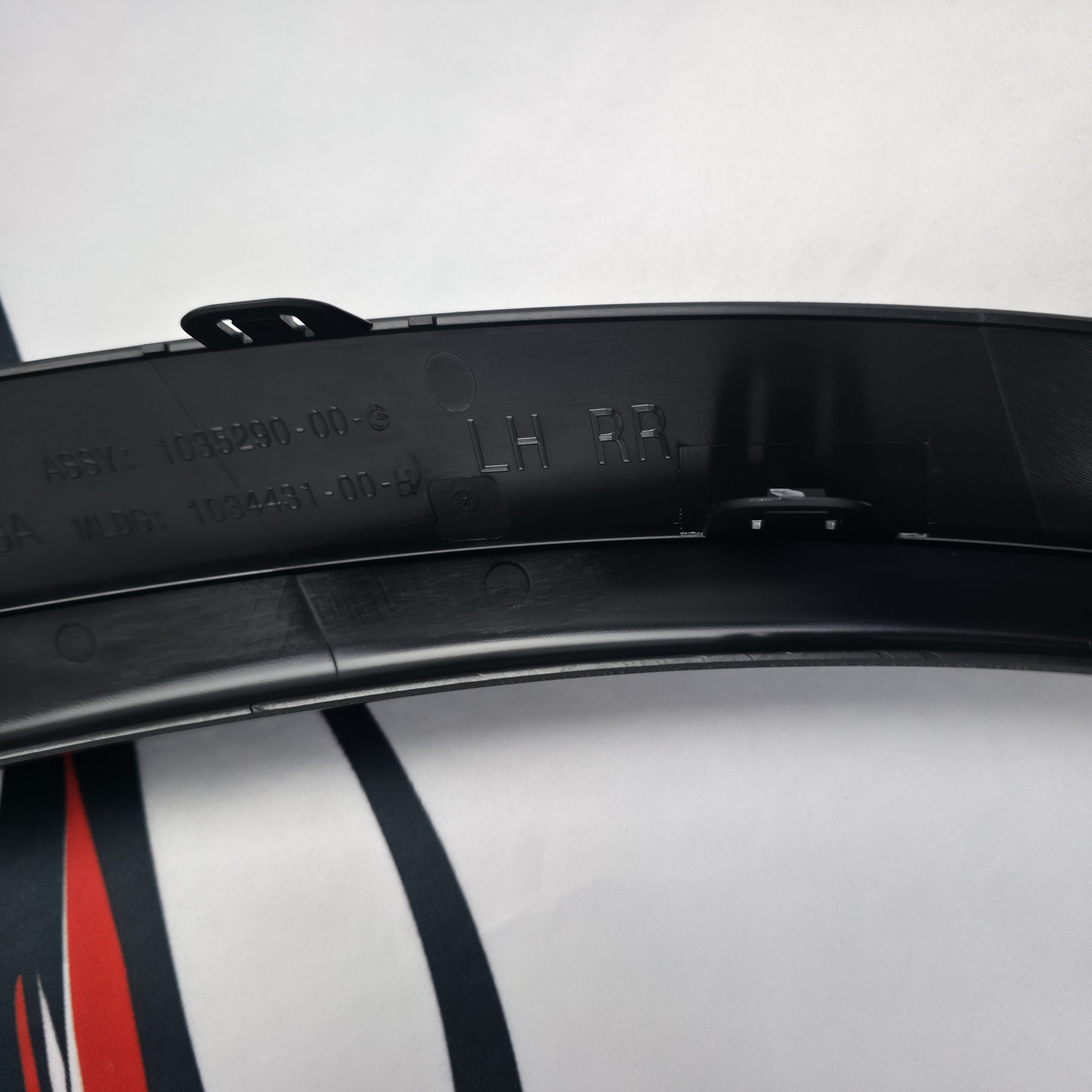 Rear Left Hand Side Fender Arch Trim Tesla Model X OEM 1035290-00-E - Image 3