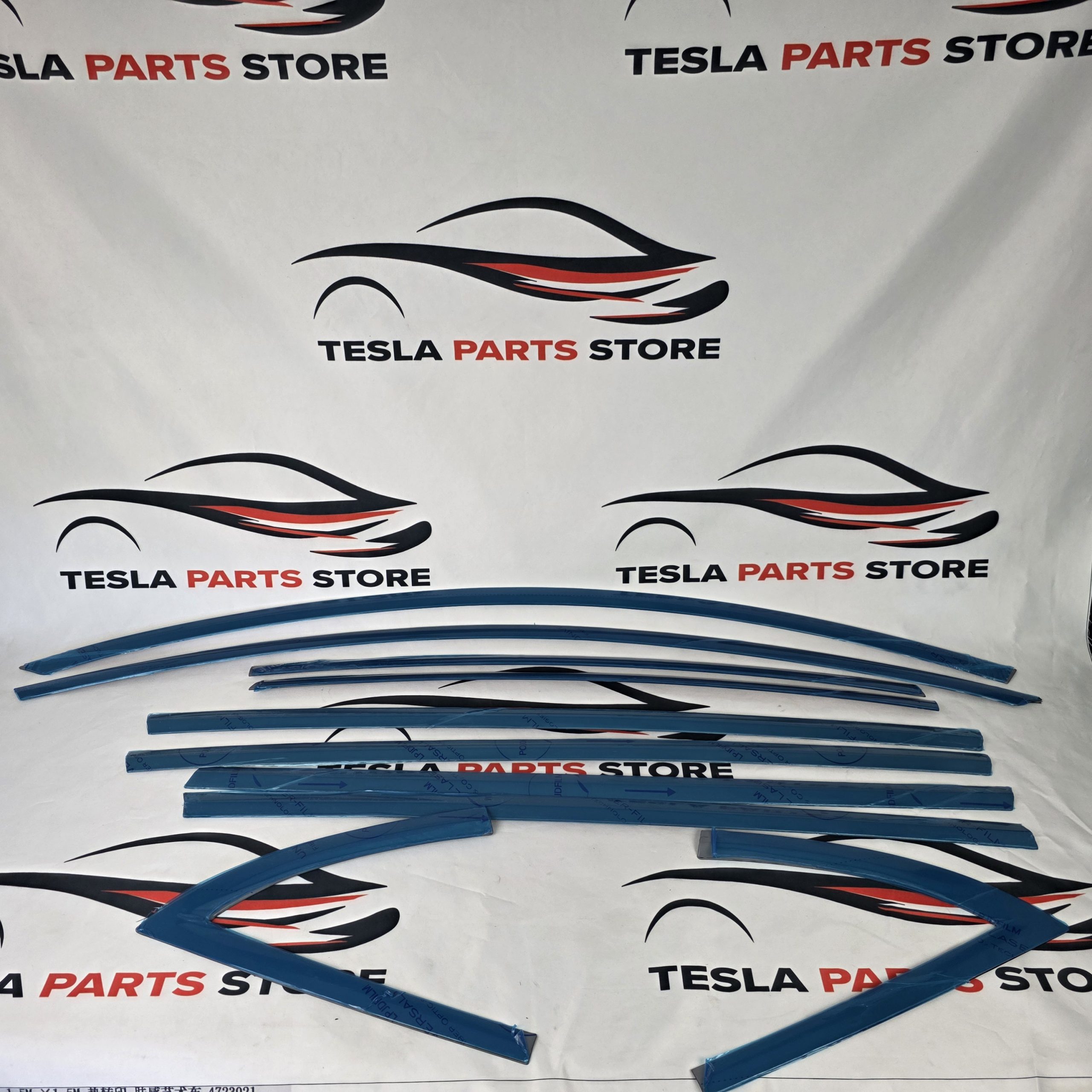 De-chrome Kit Gloss Black – Tesla Model 3