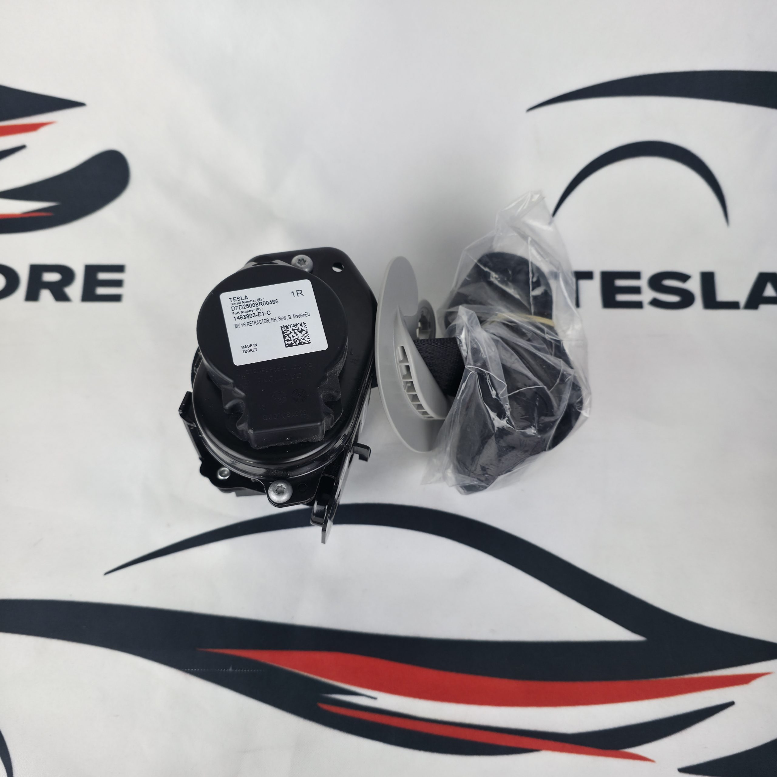 Front Driver Seatbelt Assembly Tesla Model Y OEM 1493803-E1-C