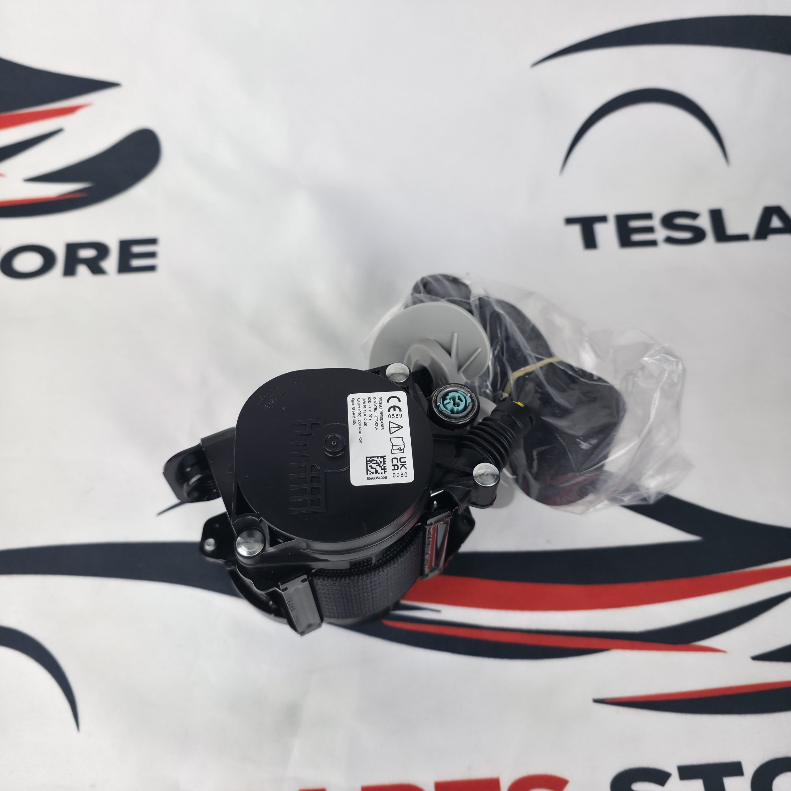 Front Driver Seatbelt Assembly Tesla Model Y OEM 1493803-E1-C - Image 3